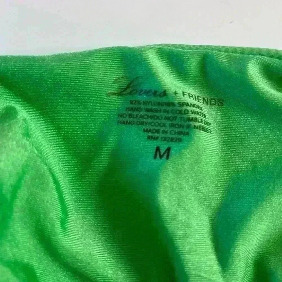 Lovers + friends lime green bikini bottoms sz medium M - Picture 5 of 6
